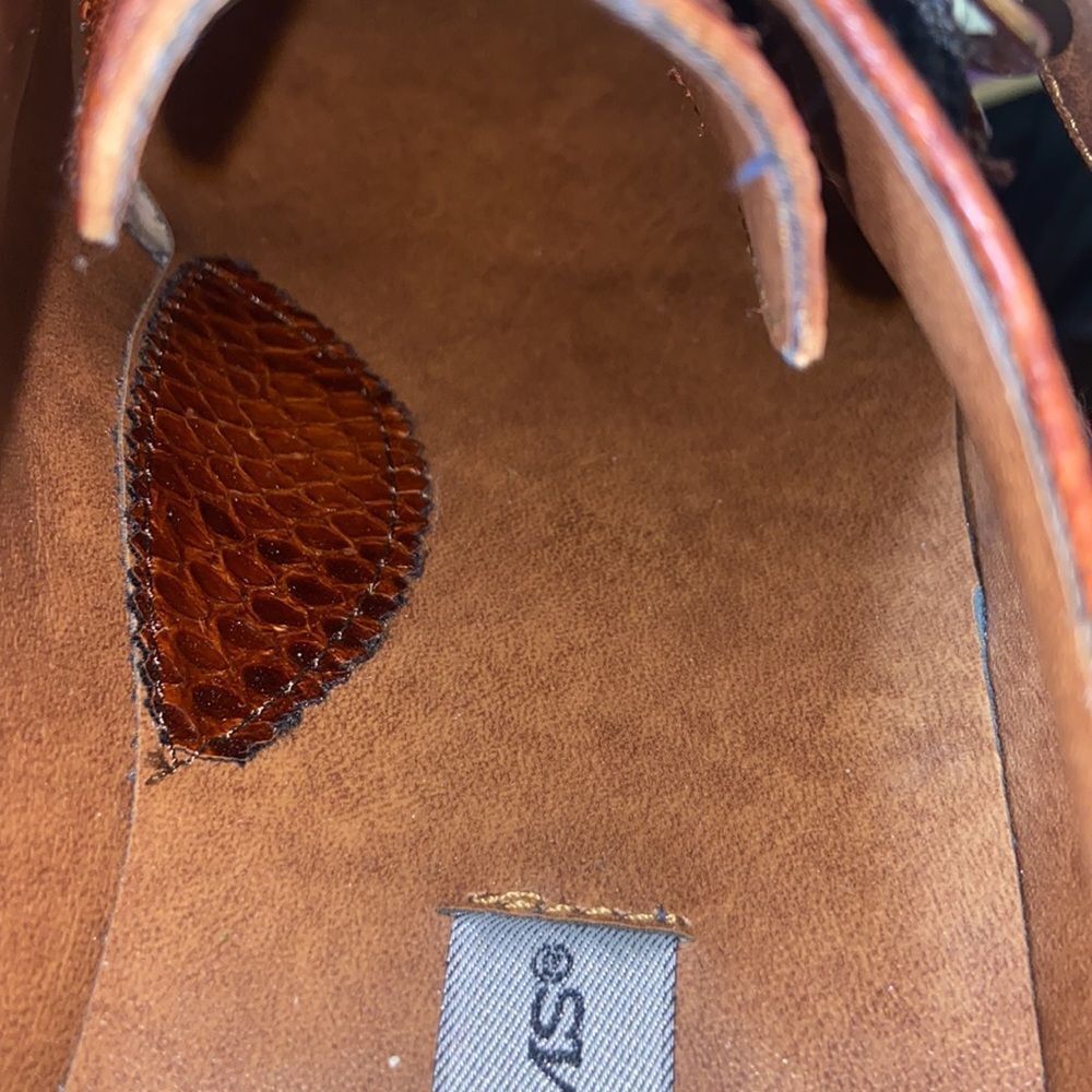 VTG, Stacy Adams Genuine Snake 🐍 23031-027 Leather Shoes Dress Size 14M - Picture 11 of 13